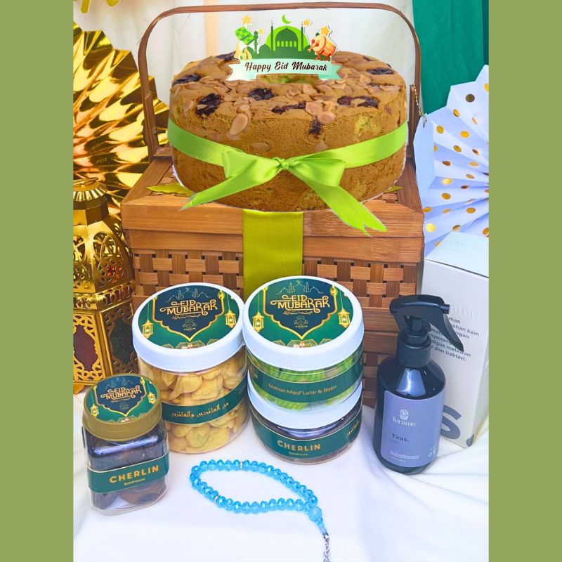 

Parsel Ramadan / Idulfitri Kue Kering Hampers - Paket Fitri 1 - Cherlin Bakery