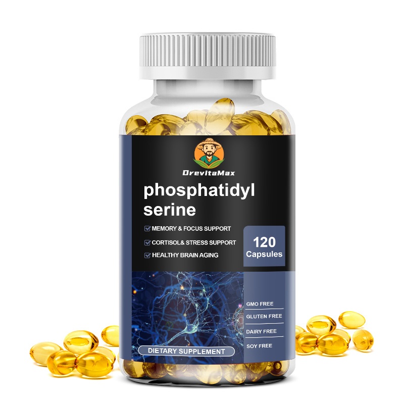 【Tanggal Baru】DrevitaMax Phosphatidylserine Supplements Capsules Enhanced Absorption Brain Support f