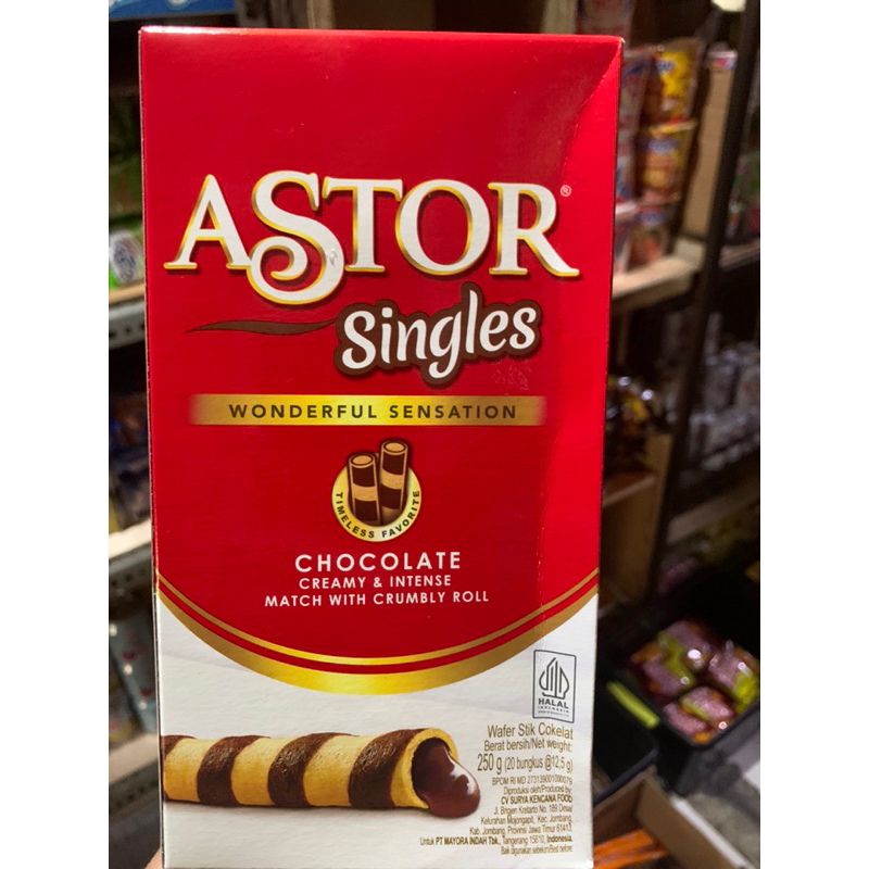 

Astor Wafer Roll Cokelat 1 Box