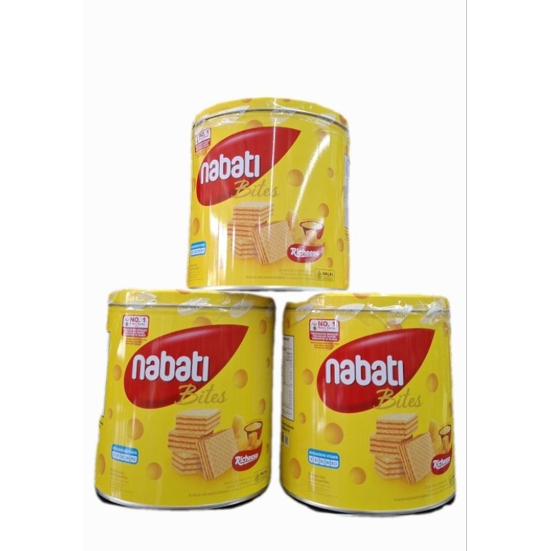 

NABATI Kaleng richeese/gizzi can 240g karton isi 6 snack lebaran