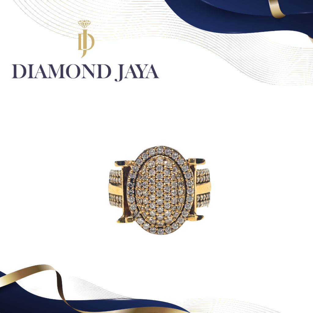 TOKO MAS DIAMOND JAYA - Cincin Bunga Emas Cincin Wanita