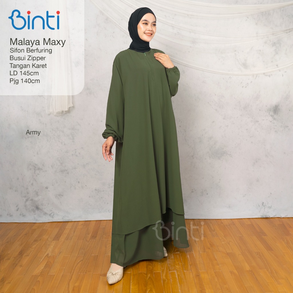 MALAYA DRESS JUMBO LD 145 4XL XXXXL BAHAN SIFON MIX FURING By BINTI GAMIS JUMBO TERBARU BUSUI Baju W