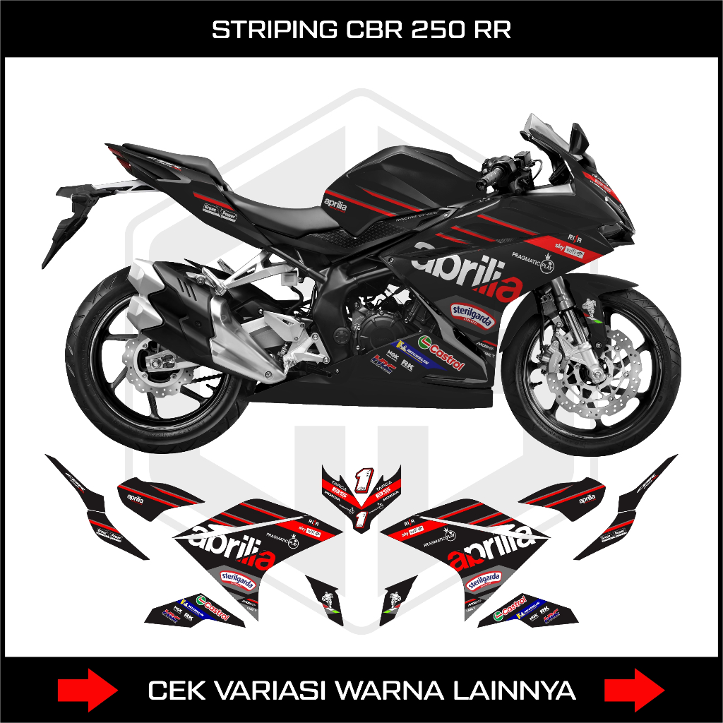 STRIPING CBR 250 RR 2020 / DECAL STIKER HONDA CBR 250RR OLD 2020