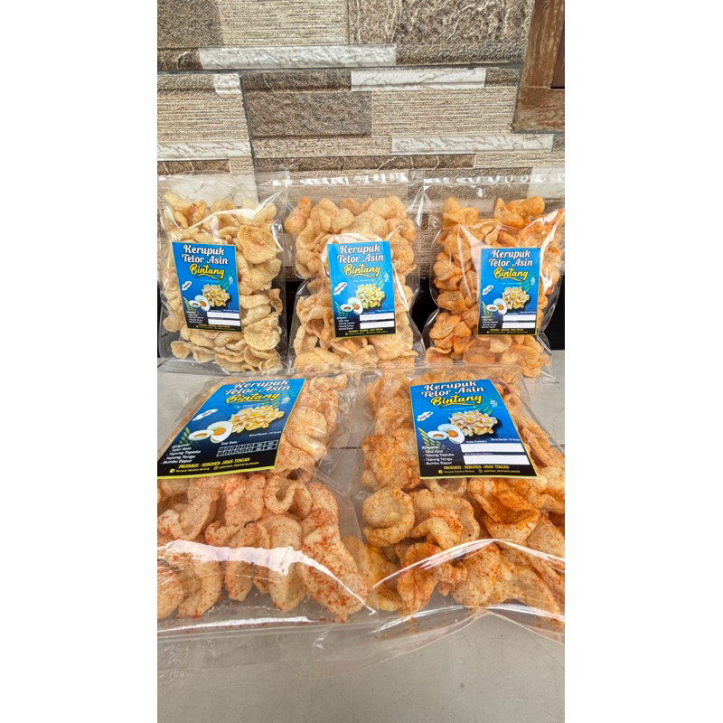 

Krupuk Telor Asin