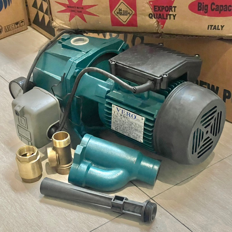 VERO Jet pump italy 250 watt 30 meter / mesin pompa air sumur dalam / jet pump / pompa air jet pump
