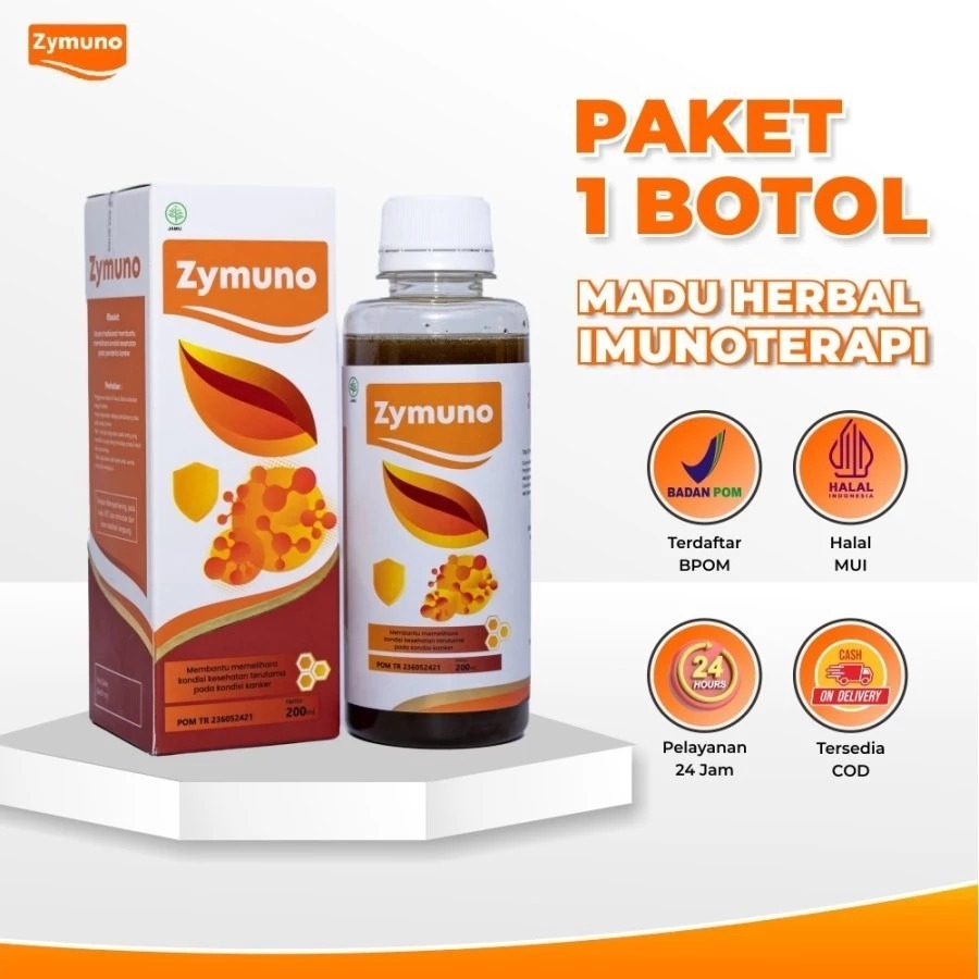 

Zymuno - Madu Herbal Terapi Atasi Kanker Benjolan dan Tumor 100% Alami Tanpa Efek Samping Bpom Halal