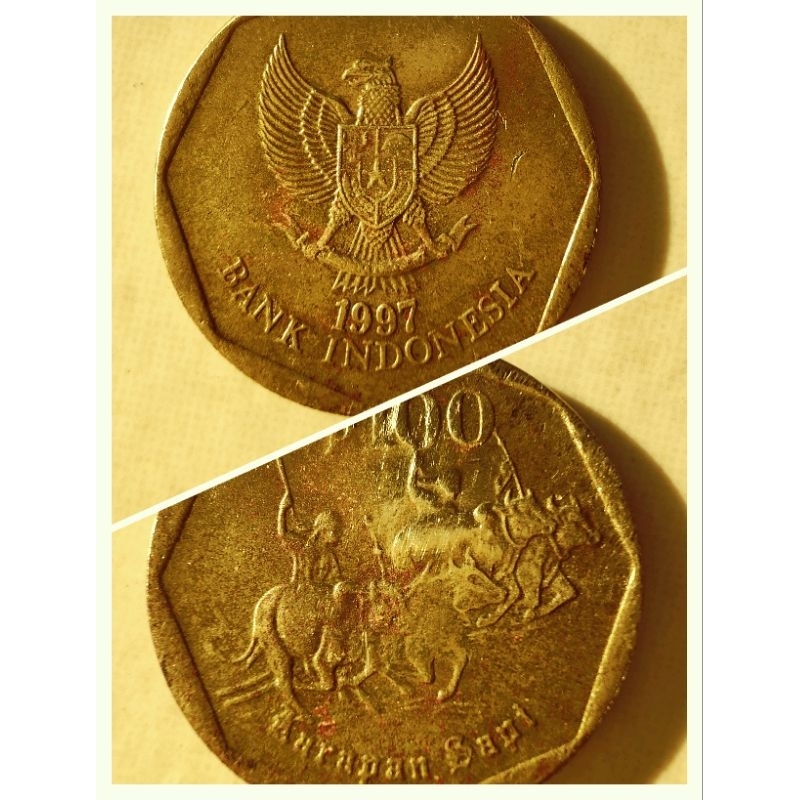 Uang Koin Rp. 100 (tahun 1997) Cocok untuk kolektor