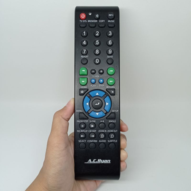 Remote TV PlayOn Original Bergaransi A.C.Ryan (i)