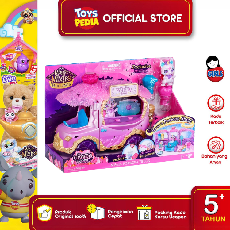Mainan Magic Mixies Mixling S3 Magic Potions Truck Playset