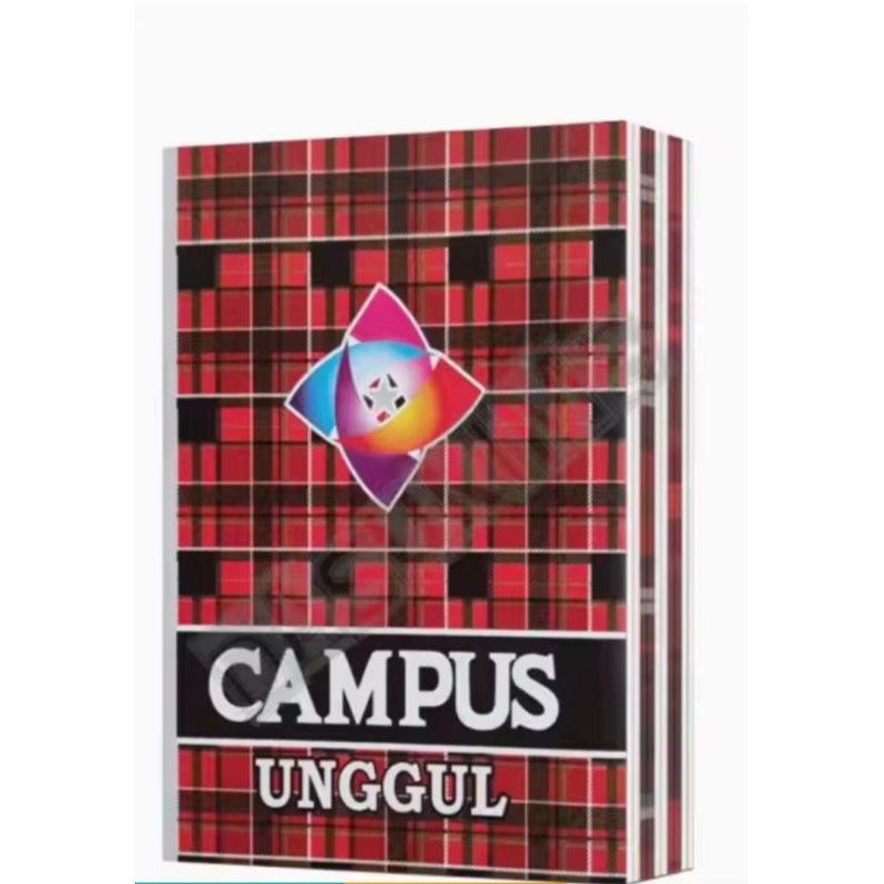 

Buku tulis campus unggul//Buku Tulis campus Ideal isi 50 lembar// 1 pak isi 10 buku.Ukuran Buku Boxy// Buku Tulis campus ukuran besar.