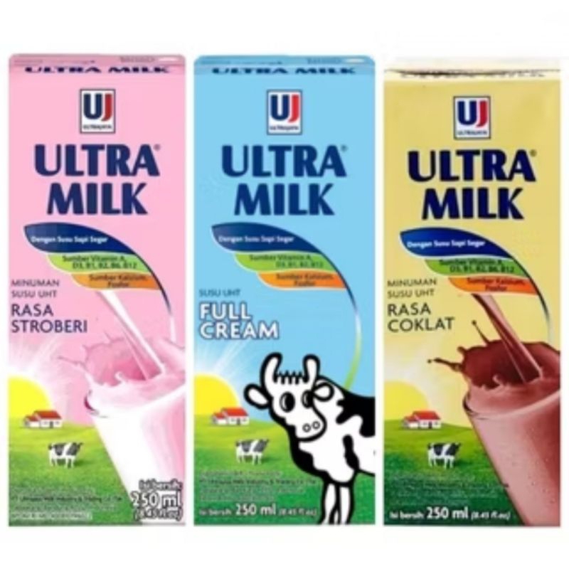 

Susu UHT Ultra Milk 250ml 1 dus isi 24