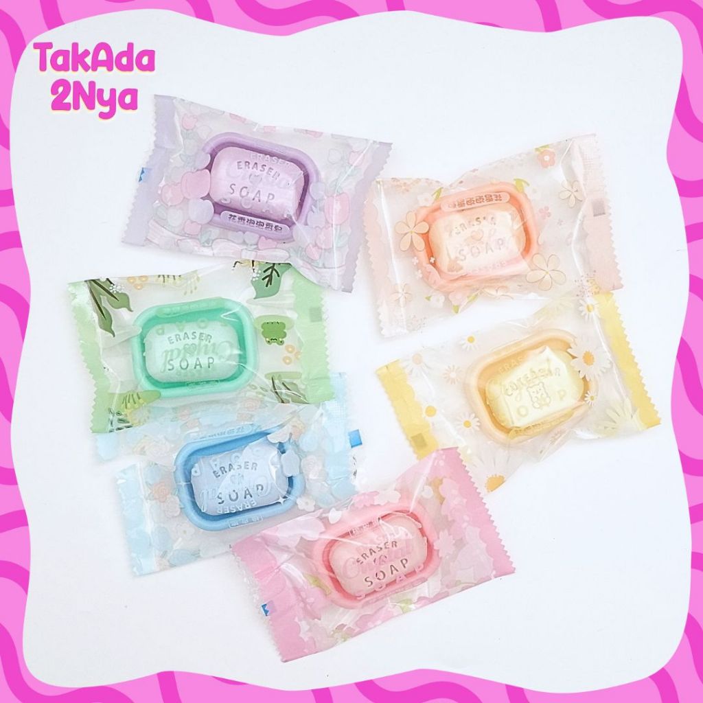 

Penghapus Xiao Gu Dong XGD-6077 Sabun Batang Eraser Karet Hapusan Stip Kotak Nampan Warna Try