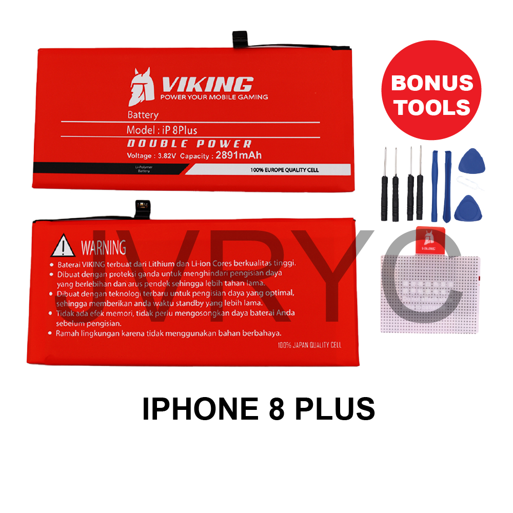 VIKING Baterai Iphone 8 Plus