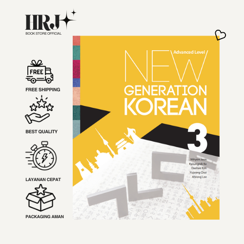 Buku Belajar Bahasa Korea : New Generation Korean Advance Level Textbook + Workbook