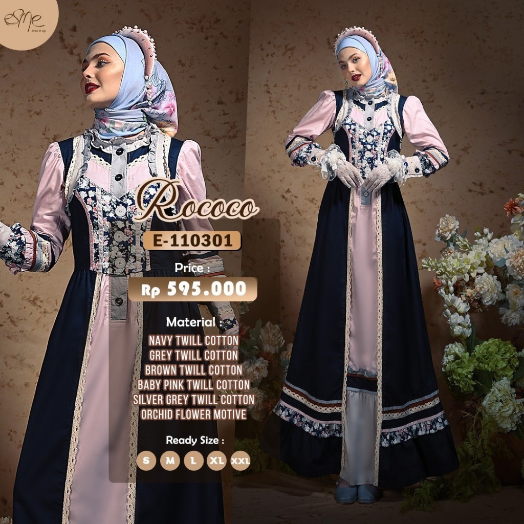 ESME Fashion Gamis Wanita The Ottoman Empire - 100% ORIGINAL