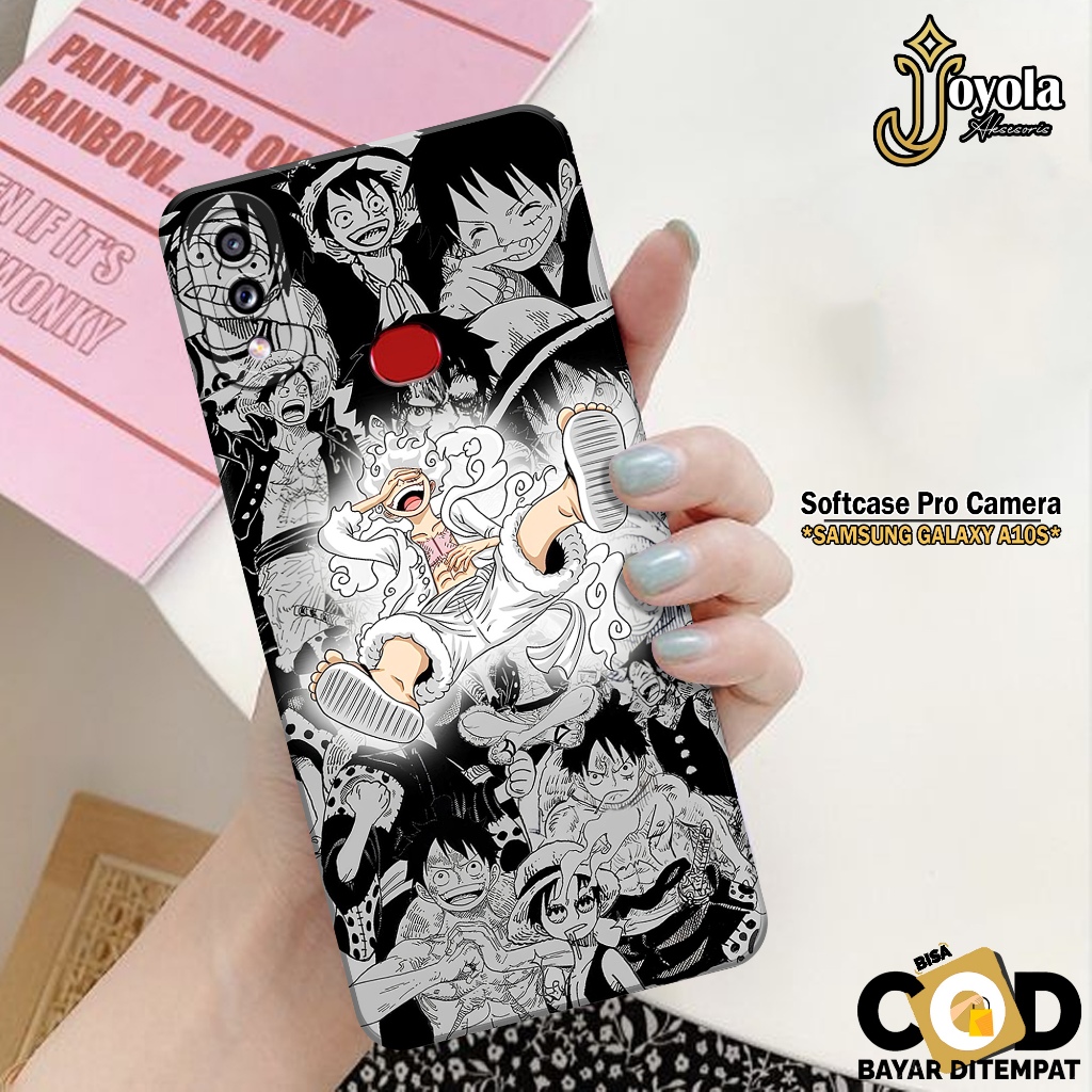 JOYOLA Case Samsung Galaxy A10S - Fashion Case Anime - Softcase Samsung Galaxy A10S - Pro Camera - C