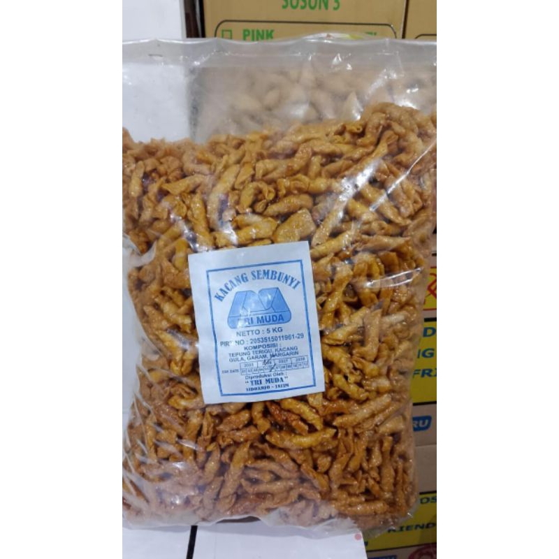 

kacang sembunyi manis kriuk enak,500gram/kilo
