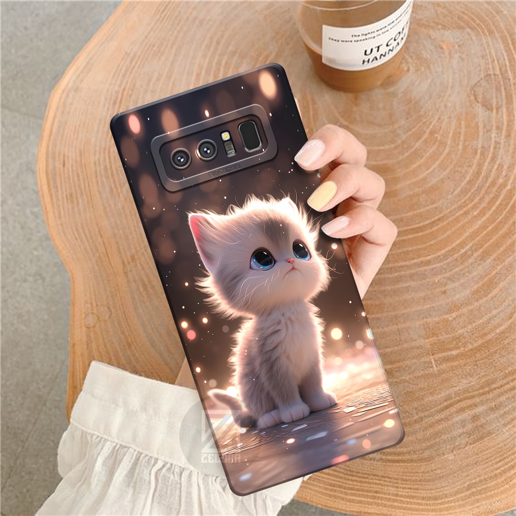 Case Samsung Galaxy Note 8 Fashion Case Kucing ZELORA Sofcase Samsung Galaxy Note 8 Casing Samsung N