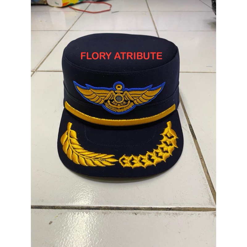 TOPI KOMANDO DISHUB LOGO WINGS LIS PADI KAPAS