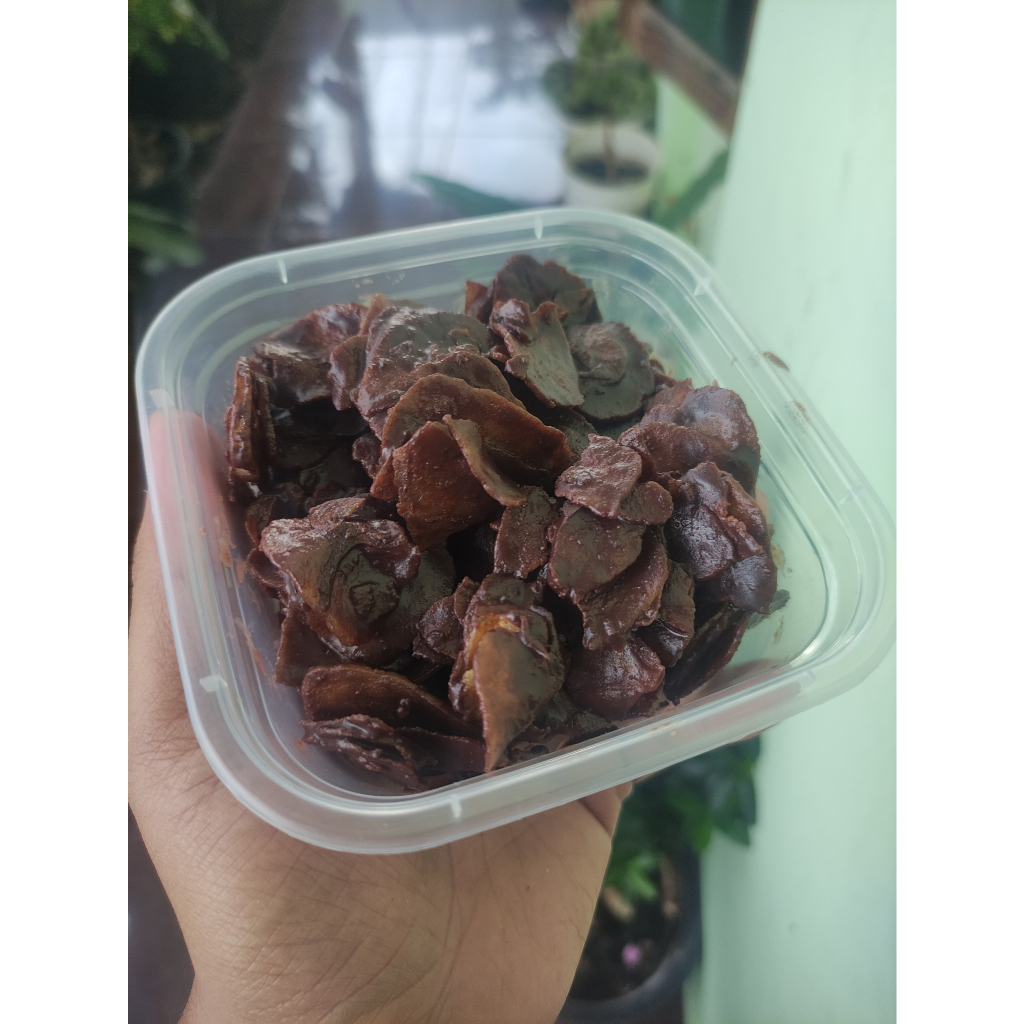 

Keripik pisang coklat lumer
