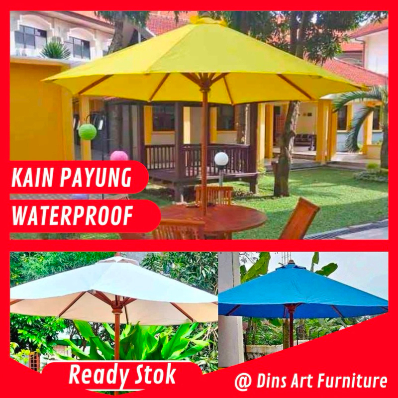 Kain Payung Taman Parasit / Kain Payung Waterproof / Kain Payung Tenda / Kain Payung Cafe