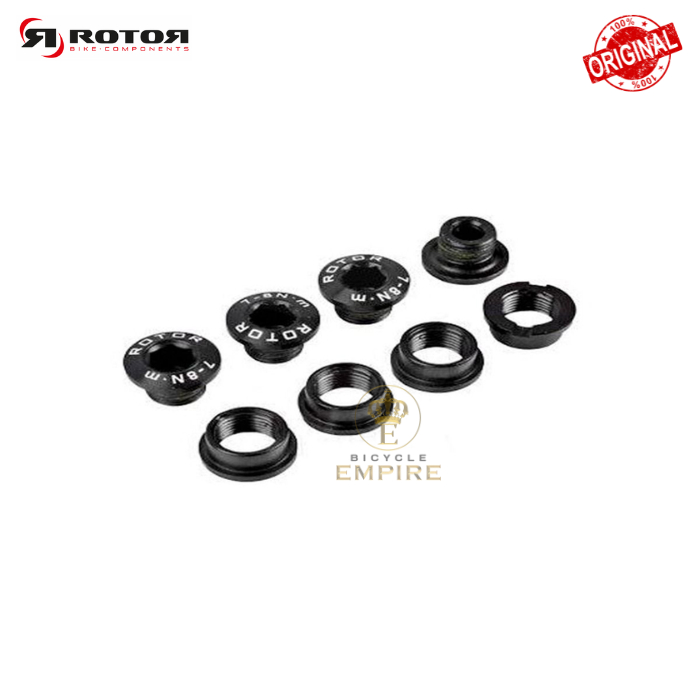 Baut Chainring Rotor Brand Shimano GRX Bolt Chainring Set Black 4Bolt Bicycle Empire