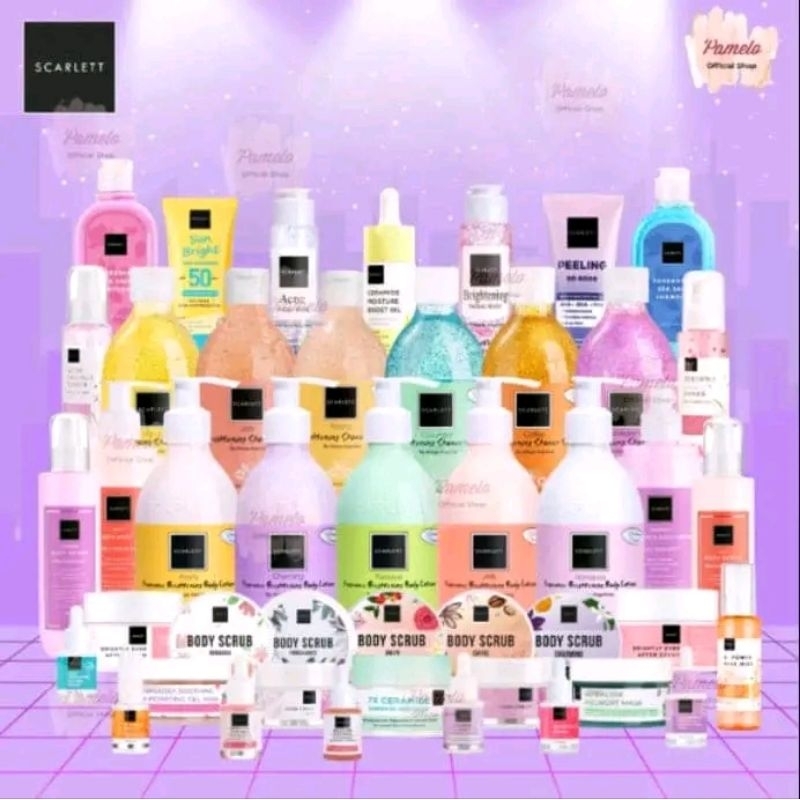 scarlet paket whitening 3 in1