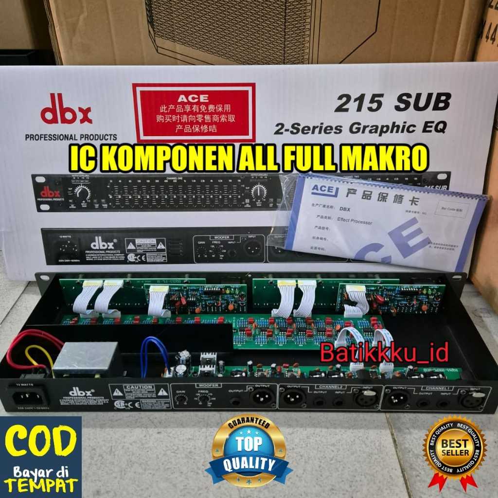EQUALIZER DB X 215 SUB MAKRO 215SUB IC KOMPONEN FULL MAKRO GRADE A++