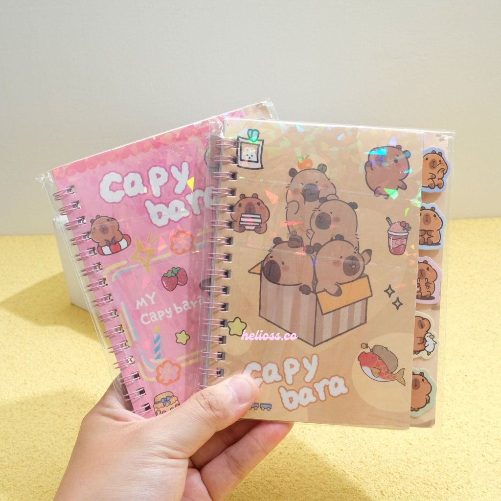 

BUKU STIKER CAPYBARA NOTEBOOK STIKER STICKER SPIRAL CAPYBARA KAPIBARA BUKU STIKER CYDC CAPYBARA STICKER GLITTER CAPYBARA HELIOSS.CO