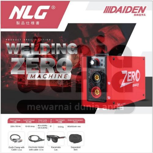 Daiden Zero 110A Mesin Travo / Trafo / Inverter/ Las Listrik 450 - 900 Watt 110 Ampere
