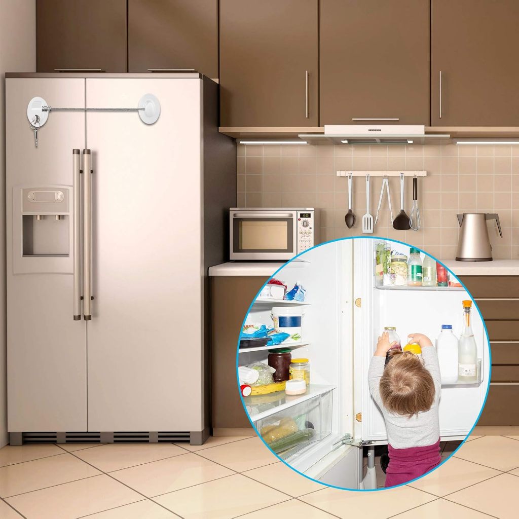 Kunci Pengaman Pintu kulkas / Kunci Pengaman Penutup Pintu Kulkas Laci / Kunci Kulkas Pengaman Anak