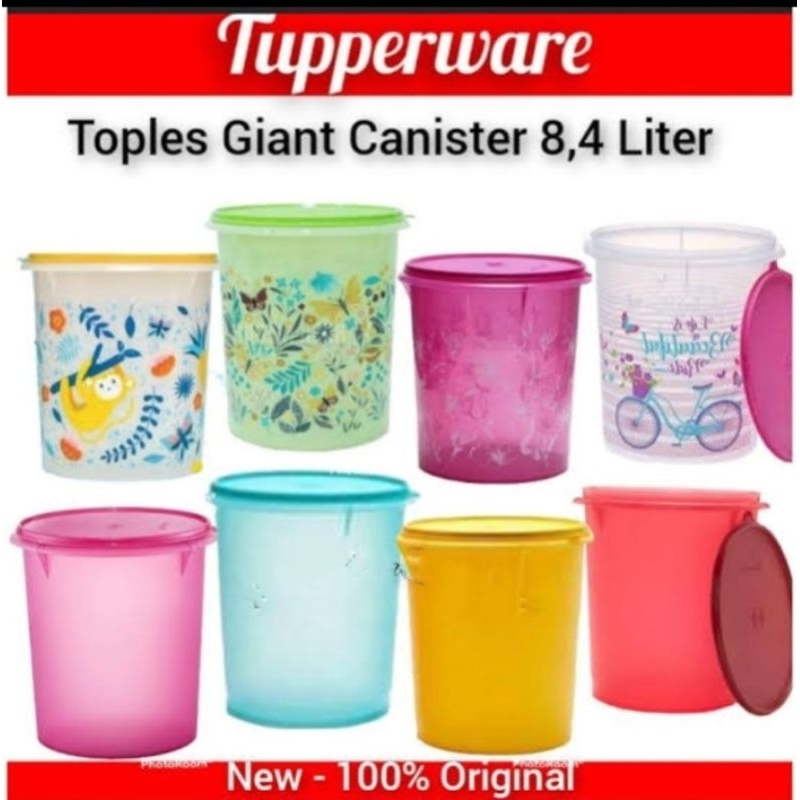 Tupperware Toples Jumbo Giant Canister Limited Edition PROMO MURAH Original