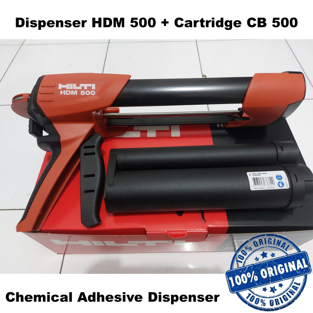 HILTI Gun Chemical RE 500 Dan RE 100 (HDM 500 Box) | Dispenser Chemical HILTI