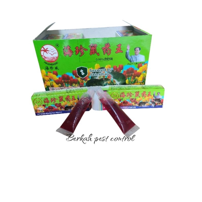 RACUN TIKUS CAIR GEPENG MERAH DUS HIJAU