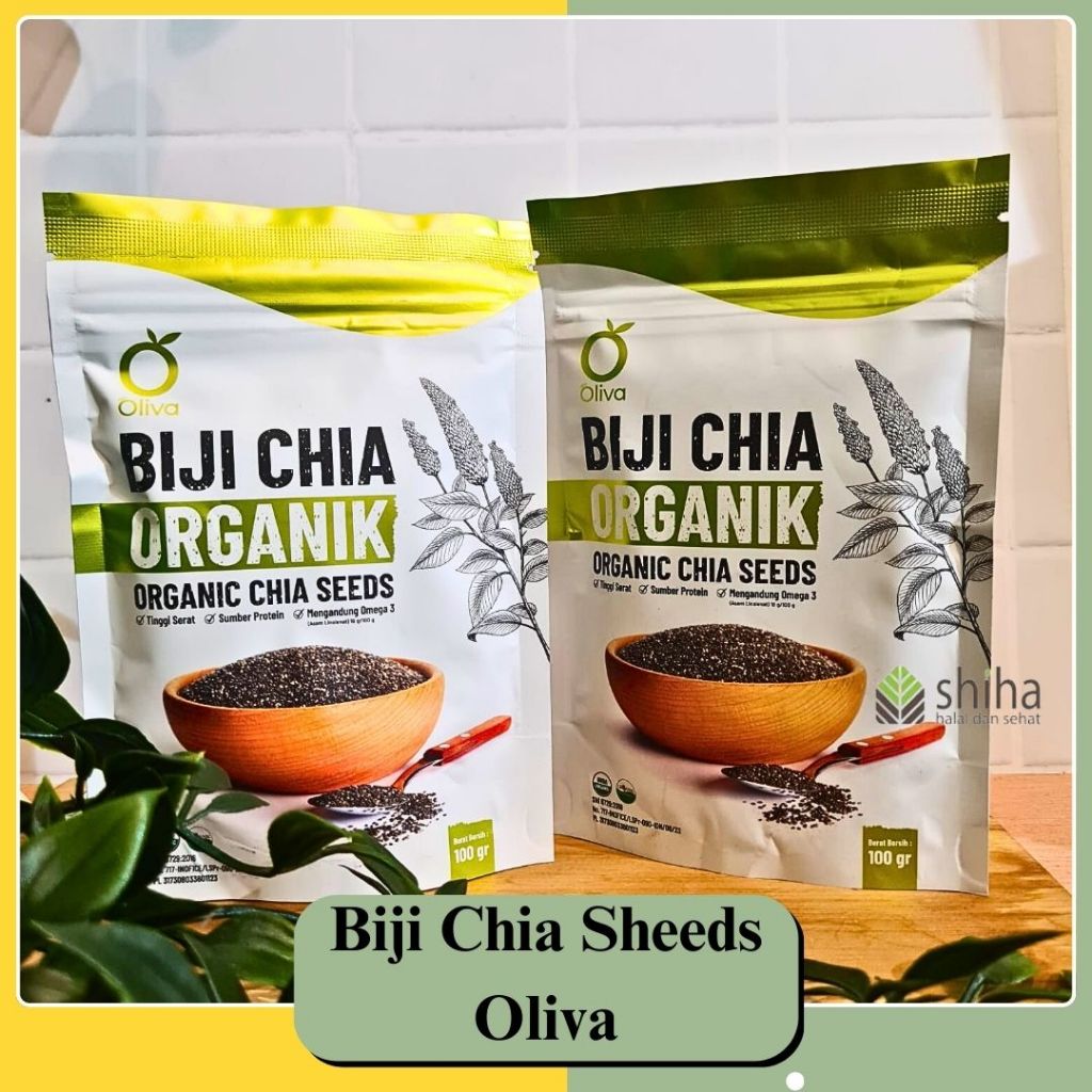 

SHIHA - Oliva Organic Chia Seed 100gr chiaseed organik |