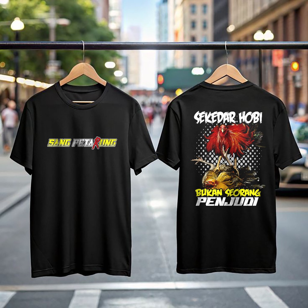 Kaos Distro Katun Combed KAOS AYAM PETARUNG - AYAM JAGO - AYAM LAGA #2