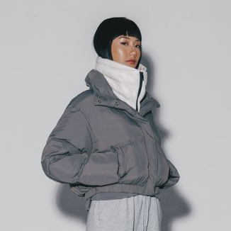 Short Cora Puffer / Puffer Winter Coat / Coat Puffer Pendek Wanita / Jacket Musim Dingin Puffer Crop
