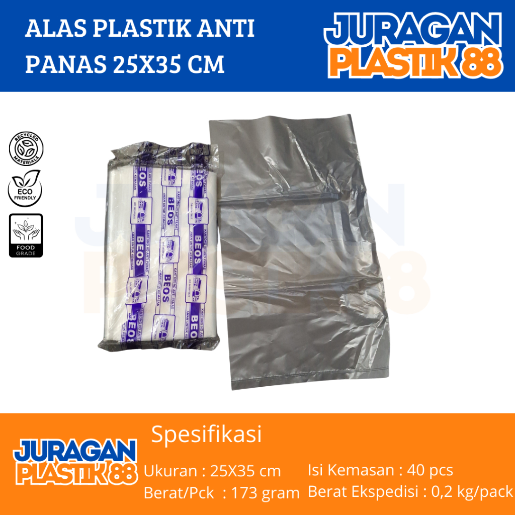Alas Plastik Anti Panas 25x35 Sheet / Alas 25x35 Beos HDPE Alas Kuah / Sheet / Alas