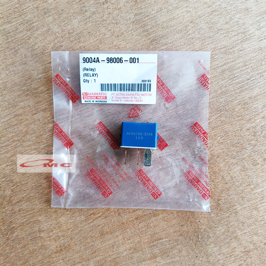 Relay 4 Kaki Relay Denso Biru 156700-3240 12V Xenia Avanza Veloz Ayla Agya Rush Terios Gran Max Caly