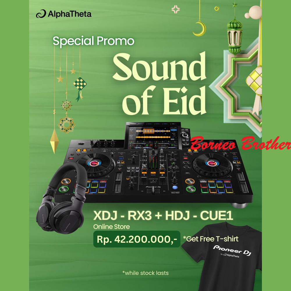 Pioneer Dj XDJ-RX3 + HDJ-CUE1 Promo Spesial Idul Fitri Original