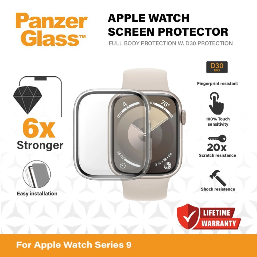 PanzerGlass Appel Watch Full Body Series 9/8/7 | Ultra | with D3O®