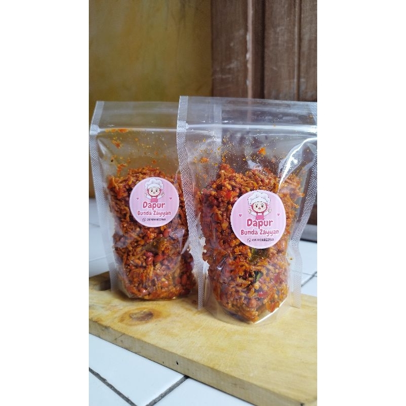 

Teri Kacang Tempe Balado 300gram