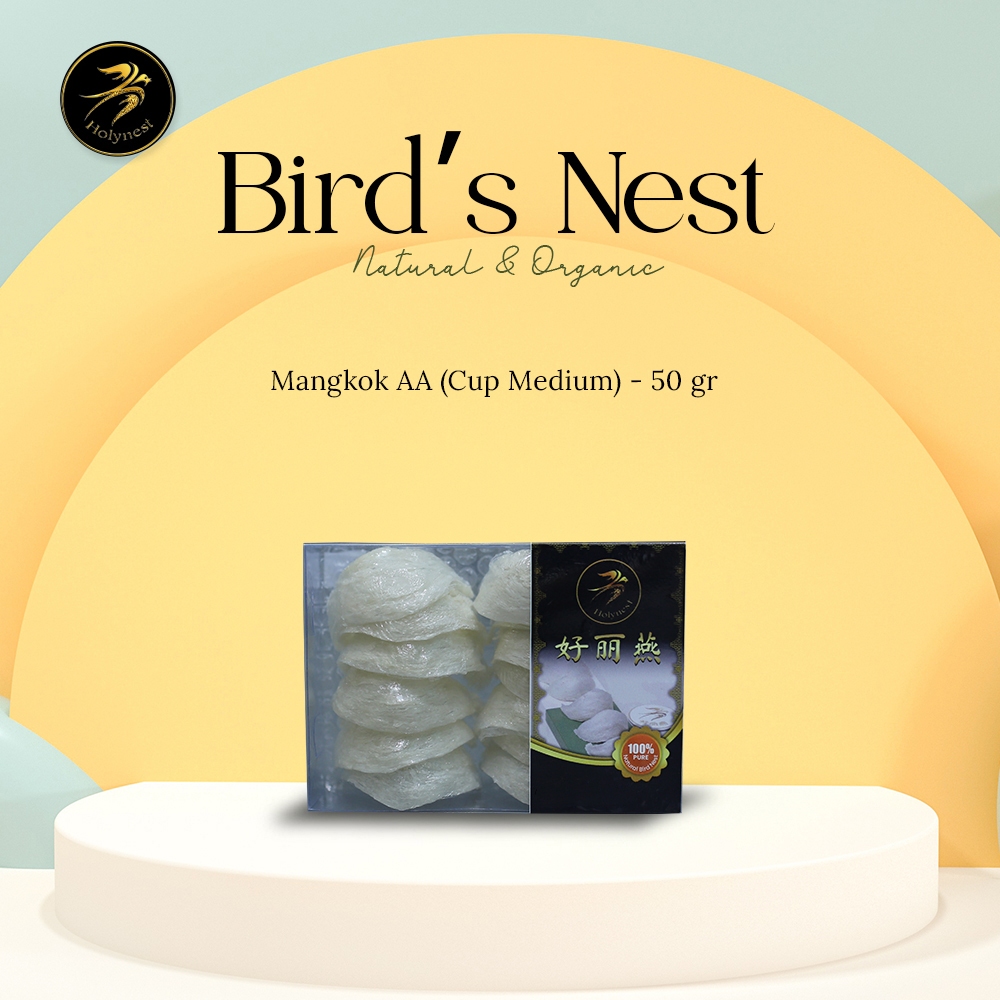 

Bird's Nest Mangkok AA (Cup Medium) 500 gr