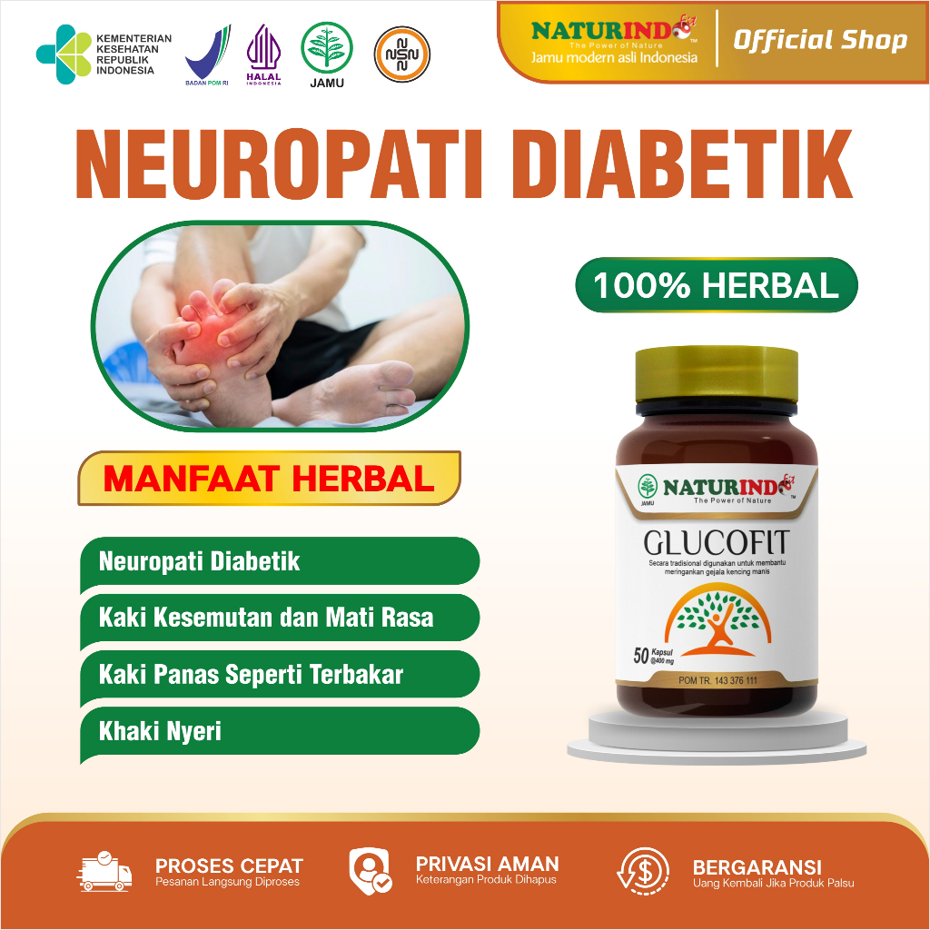Obat Neuropati Diabetik Kerusakan Gangguan Syaraf Diabetes Urinofit
