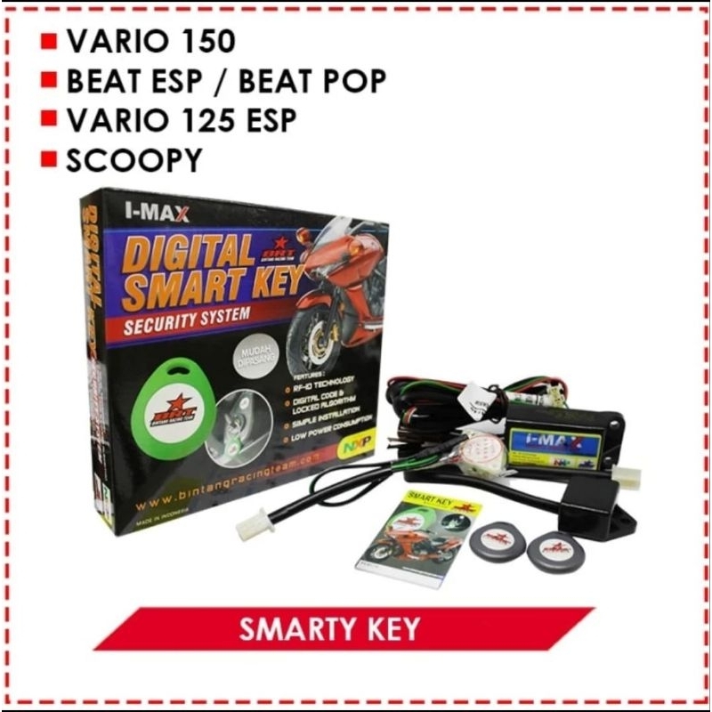 Smart Key BRT Vario 150 125 ESP - Beat Pop ESP - Scoopy