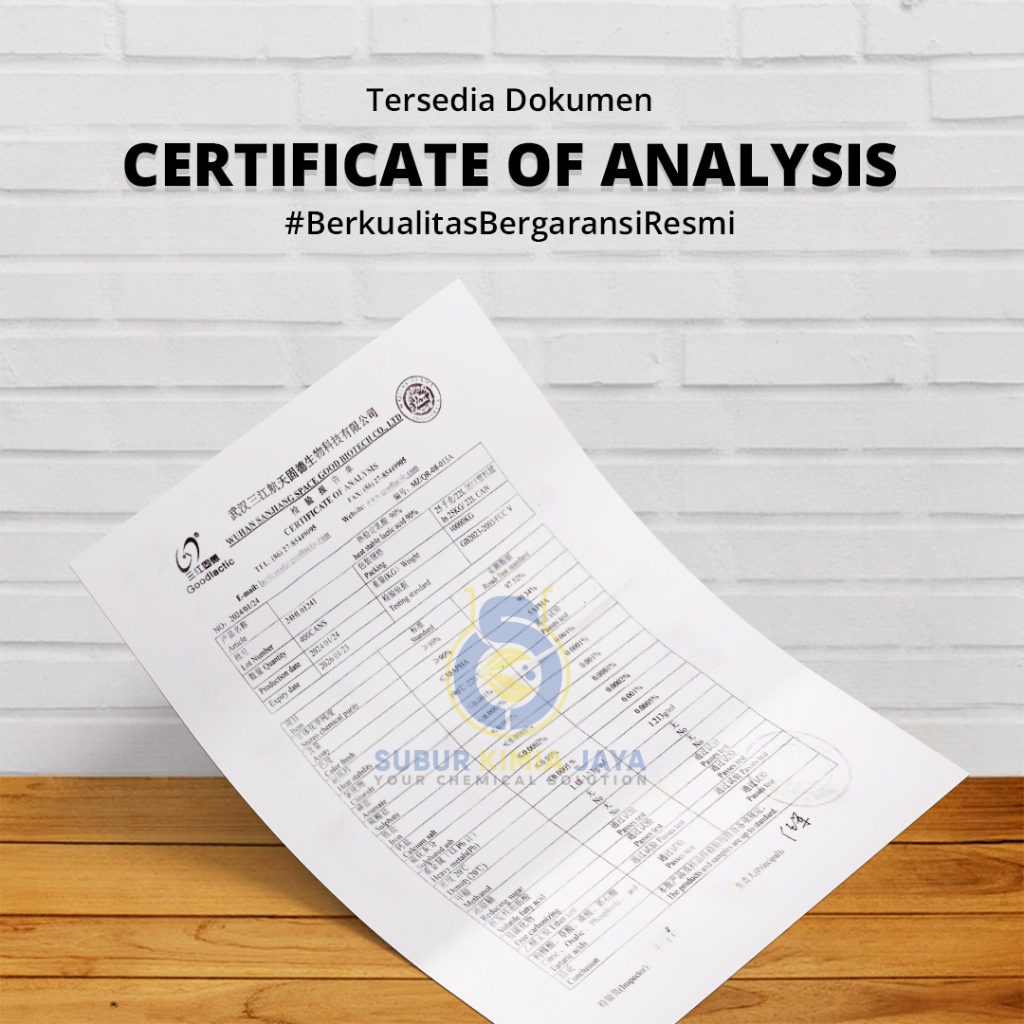 

HG Kalsium Laktat / Calcium Lactate / Calsium Lactate Food Grade 1 Kg
