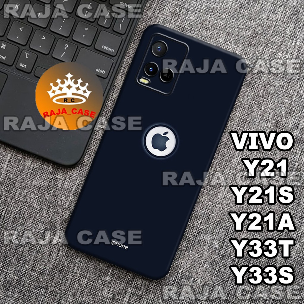 Rc20/Softase karet Hp VIVO Y21/Y21S/Y21A/Y33T/Y33S - Logo Simple - Case Hp  VIVO Y21/Y21S/Y21A/Y33T/