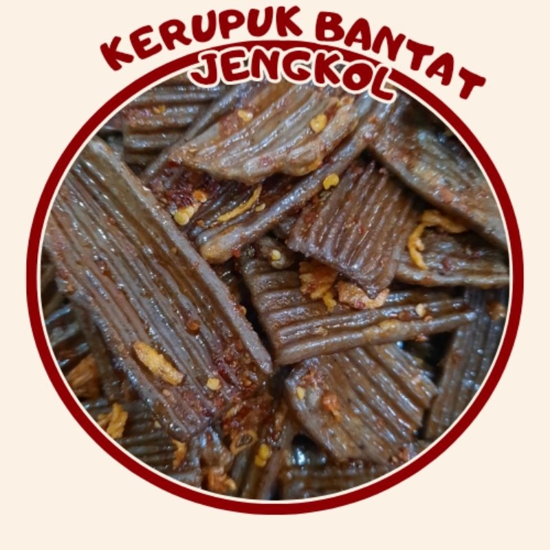 

[250gr] Kerupuk bantat jengkol cikruh pedas daun jeruk