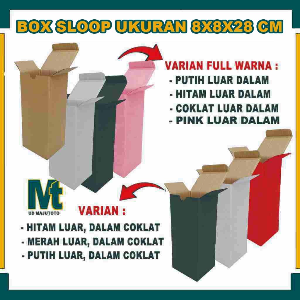 

(paket 500pcs) Kardus custom 8x8x28 Cm Box Polos/Karton Packing/Box Parfum/Box Tumbler