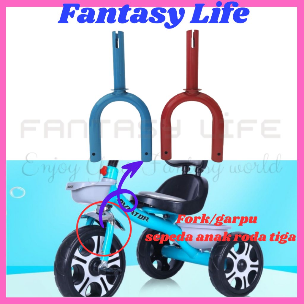 Fantasy Garpu/fork roda tiga sepeda trycle genio aviator exotic